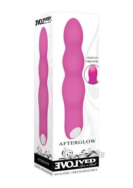 Evolved Afterglow Light Up Vibrator Pink Evolved Vibrators