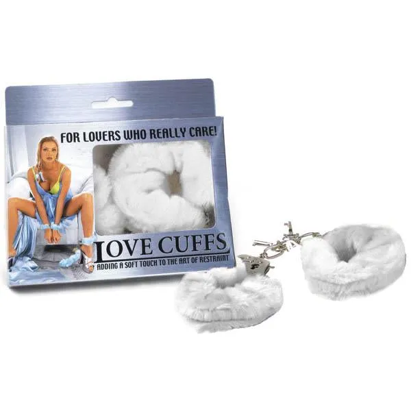 EXCELLENT POWER INDUSTRIAL LIMITED Love Cuffs White Fluffy Hand Cuffs Couples