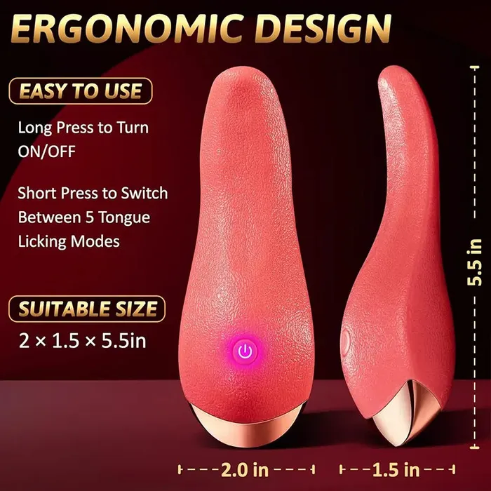 Female Sex Toys 10 Patterns Tongue Vibrator for Women OOTYEMO