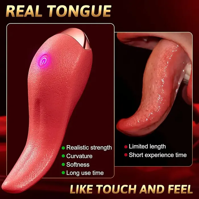 Female Sex Toys 10 Patterns Tongue Vibrator for Women OOTYEMO