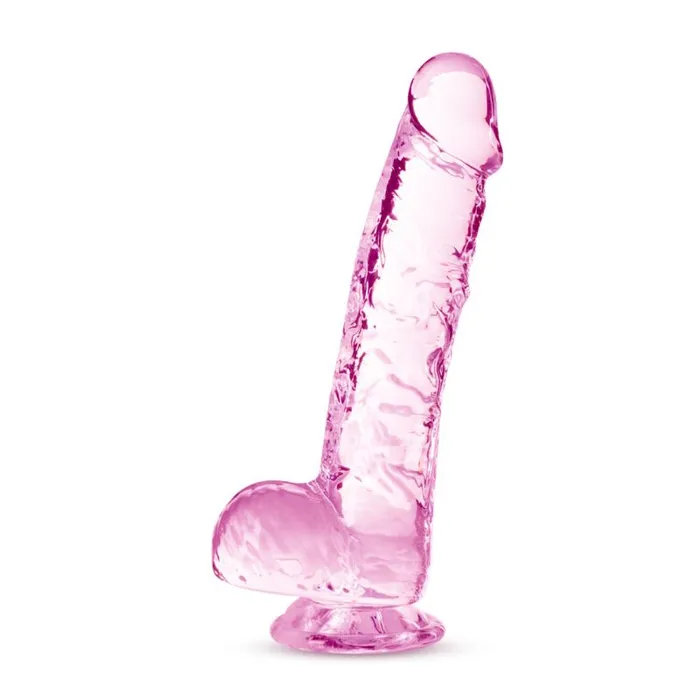 Female Sex Toys Blush Novelties Naturally Yours 6 Crystaline Dildo Rose