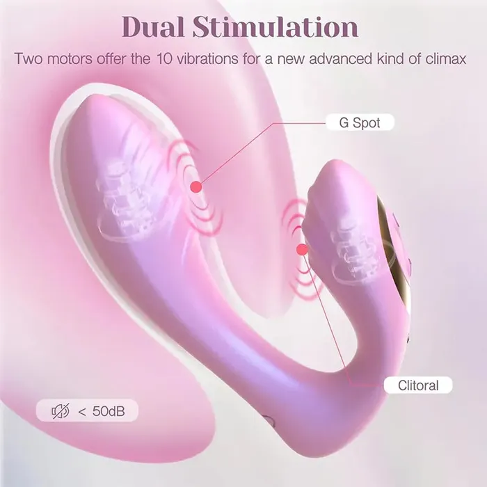 Female Sex Toys Euphoria Bliss Dual Stimulation Vibrator OOTYEMO