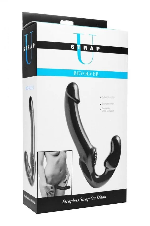 Female Sex Toys Revolver Strapless Strap On GSpot Dildo Sd