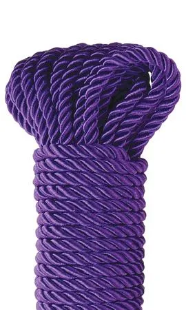 Fetish Fantasy Series Deluxe Silky Rope Purple 32ft Pipedream Couples