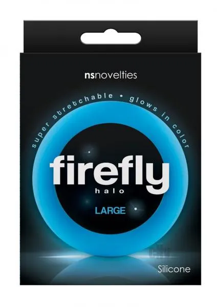 Firefly Halo Large Cock Ring Blue NS Novelties Male Sex Toys