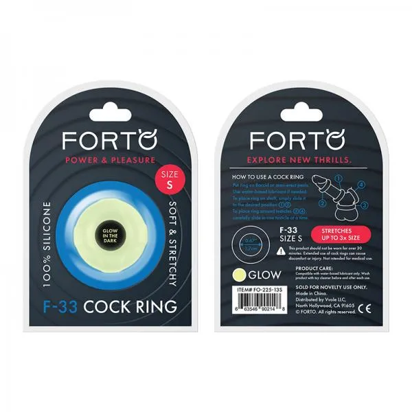 Forto Male Sex Toys Forto F 33 17mm 100 Liquid Silicone C Ring Sm Gitd