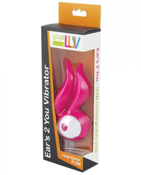 Gigaluv Gigaluv Ears 2 You Pink Clitoral Vibrator Vibrators