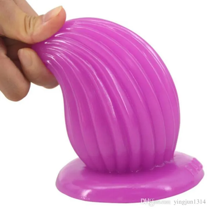 Huge Butt Plug Large Unisex Anal Dildo Sex Toy XXL Ribbed Anal FREE LUBRICANT Lovetwoo Anal