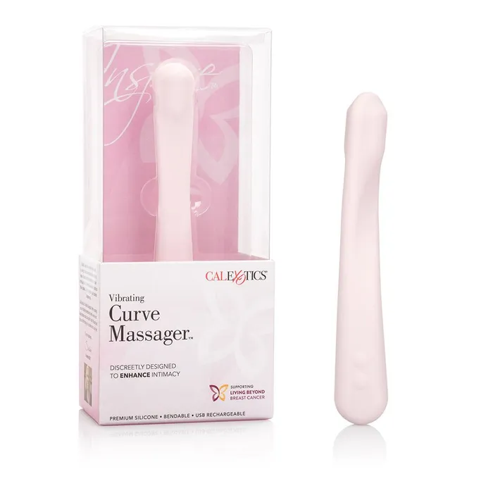 Inspire Vibrating Curve Massager Pink Lovetwoo Vibrators