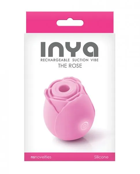 Inya The Rose Rechargeable Suction Vibe Pink NS Novelties Vibrators