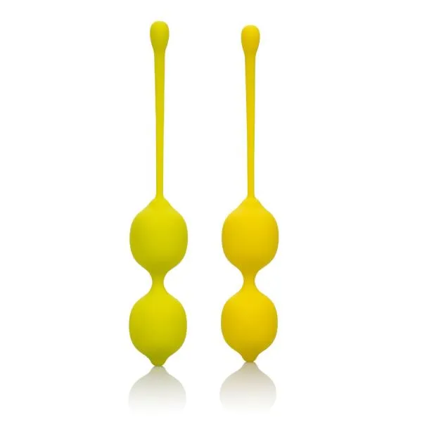 Kegel Training Set Female Sex Toys Kegel Training Set Lemon Yellow