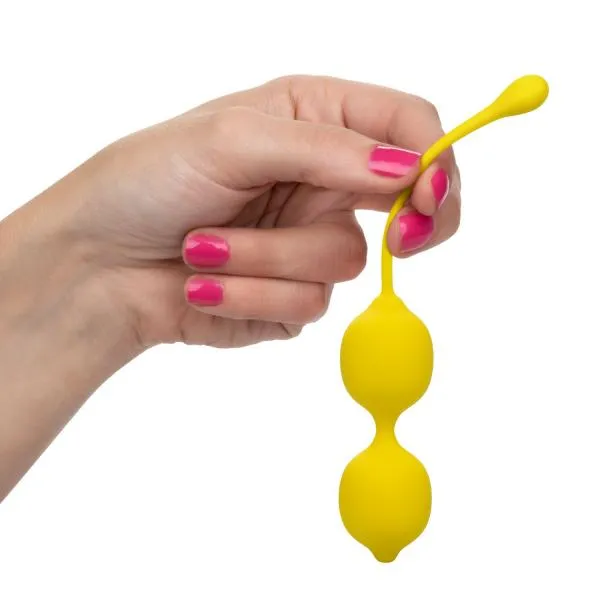 Kegel Training Set Female Sex Toys Kegel Training Set Lemon Yellow