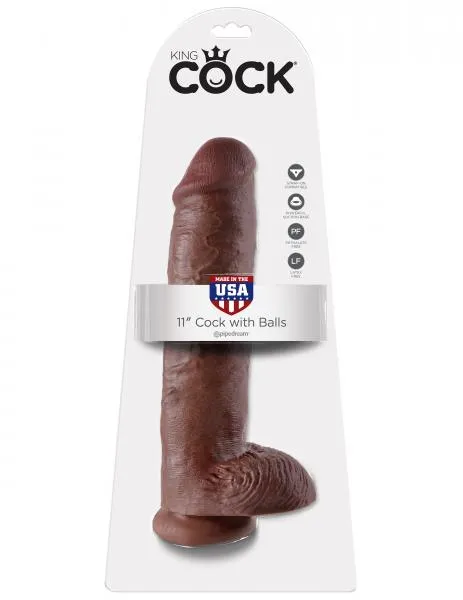 King Cock 11 Cock Brown Pipedream Dildos