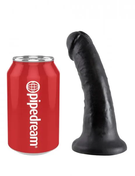 King Cock 6 Inches Cock Black Pipedream Dildos