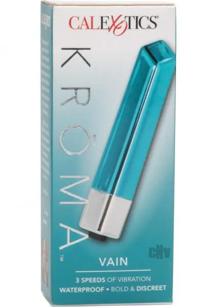 Kroma Vibrators Kroma Vain Teal Blue Bullet Vibrator