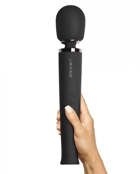 Le Wand Vibrators Le Wand Rechargeable Massager Black