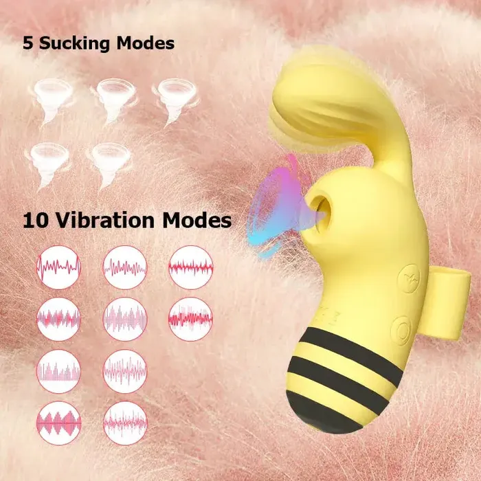 Little Bee Clitoral Sucking Vibrator OOTYEMO Female Sex Toys