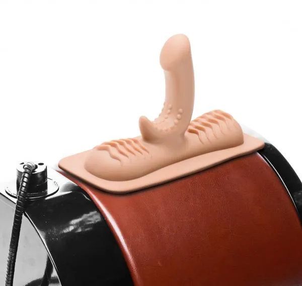 LoveBotz Female Sex Toys G Spot Attachment For Saddle Sex Machine Beige