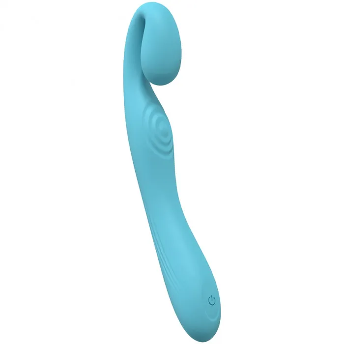 LoveLine Obsession 10 Speed Dual Motor Vibe Sealed Silicone Rechargeable Submersible Blue Loveline Vibrators