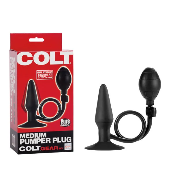 Lovetwoo Anal COLT Medium Pumper Plug Black