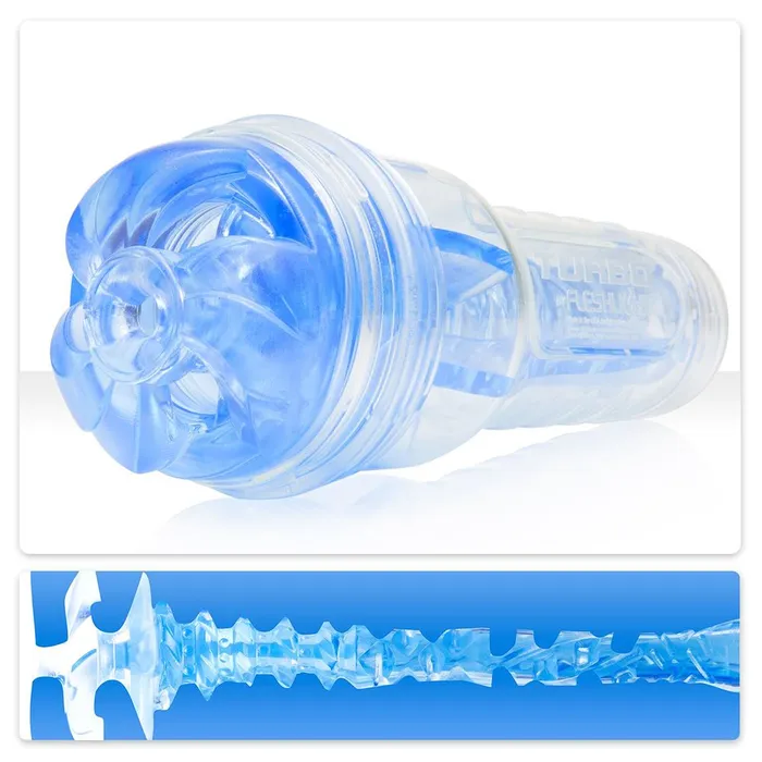 Lovetwoo Fleshlight Turbo Blue Ice Texture Thrust Vibrators