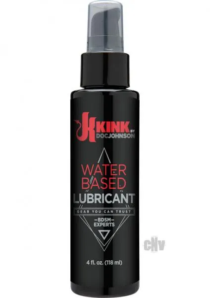 Lubricants Doc Johnson Kink Water Based Lubricant 4oz Bdsm Experts