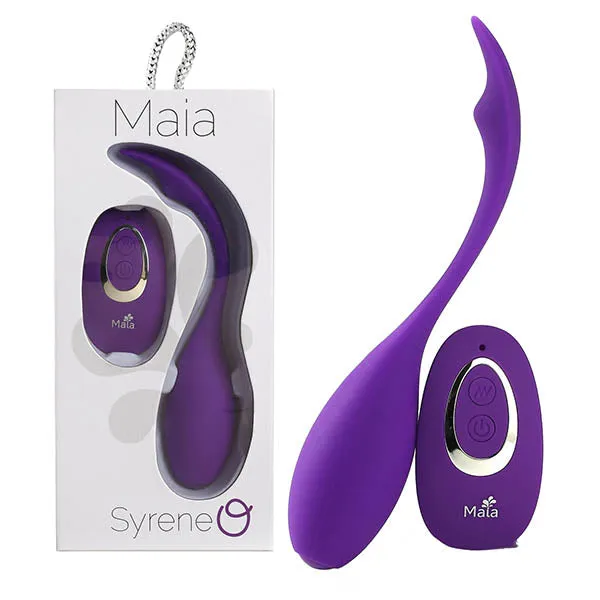 Maia Toys Female Sex Toys Maia Syrene Purple USB Rechargeable Bullet with Wireless Remote