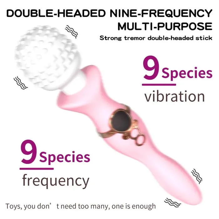 Male Sex Toys Double Head Vibrating AV Stick OOTYEMO