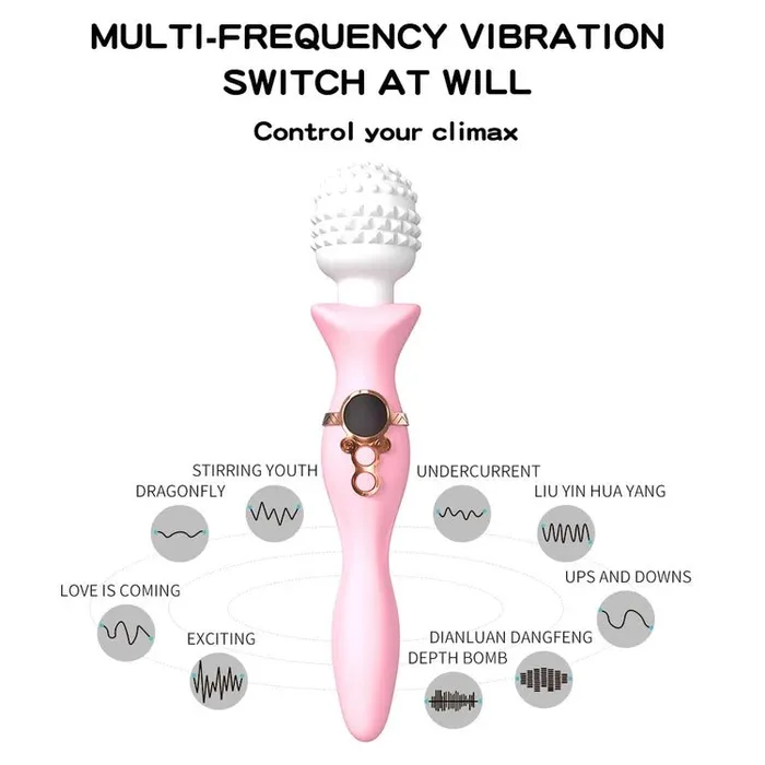 Male Sex Toys Double Head Vibrating AV Stick OOTYEMO