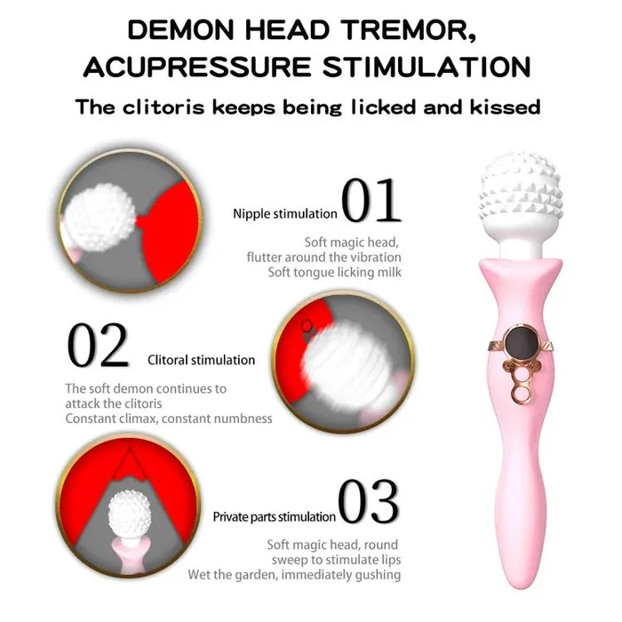 Male Sex Toys Double Head Vibrating AV Stick OOTYEMO