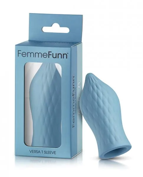 Male Sex Toys Femme Funn Versa Tongue Sleeve Light Blue FemmeFunn