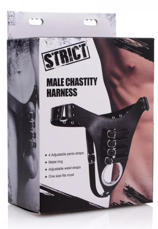 Male Sex Toys Male Chastity Harness Strict