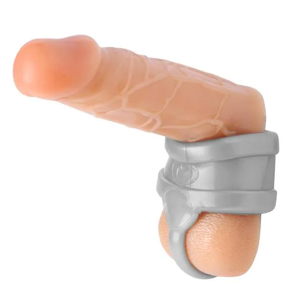 Male Sex Toys Master Series Ball Barrel Divided Scrotum Stretcher