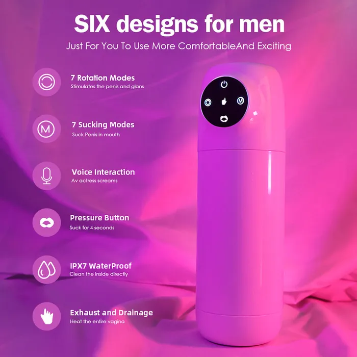 Male Sex Toys OOTYEMO Spin Sucking Masturbation Cup