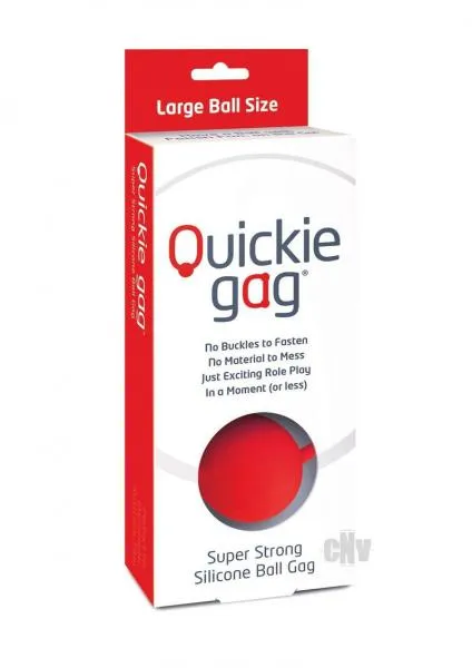 Male Sex Toys Quickie Ball Gag Large Red Seductucom