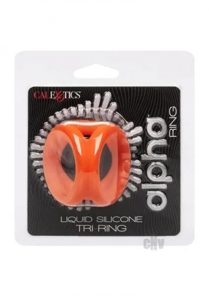 Male Sex Toys Seductucom Alpha Liquid Silicone Tri Ring Orn