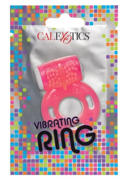 Male Sex Toys Seductucom Foil Pack Vibrating Ring Pink