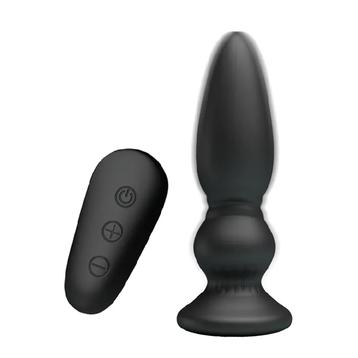 Mr Play Powerful Vibrating Anal Plug Black Pretty Love Anal