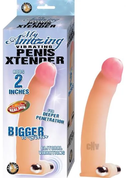 My Amazing Xtender Male Sex Toys My Amazing Vibrating Penis Xtender Beige