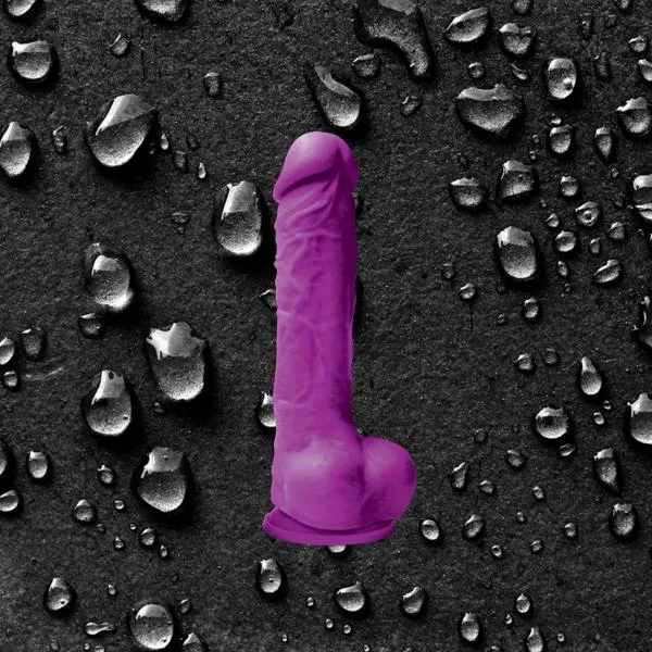 NS Novelties Dildos Colours Pleasures 5 Dildo Purple