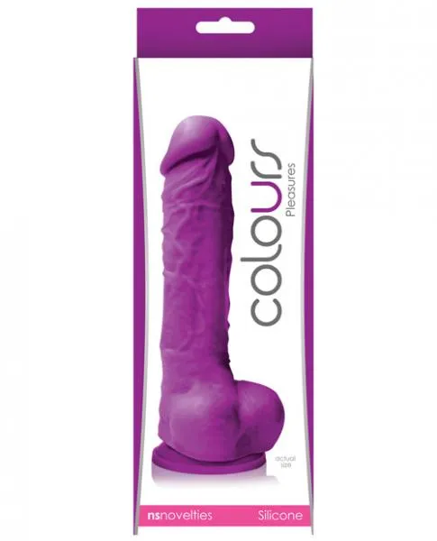 NS Novelties Dildos Colours Pleasures 5 Dildo Purple