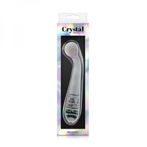 NS Novelties Dildos Crystal G Spot Wand Clear