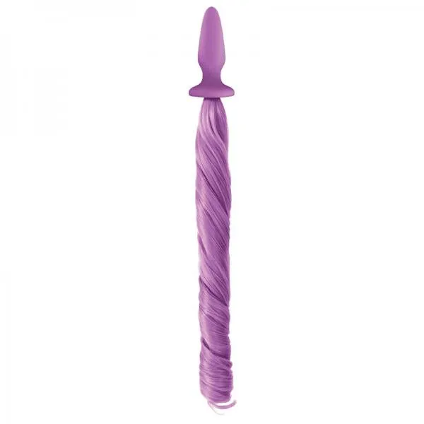 NS Novelties Unicorn Tails Pastel Purple Butt Plug Anal