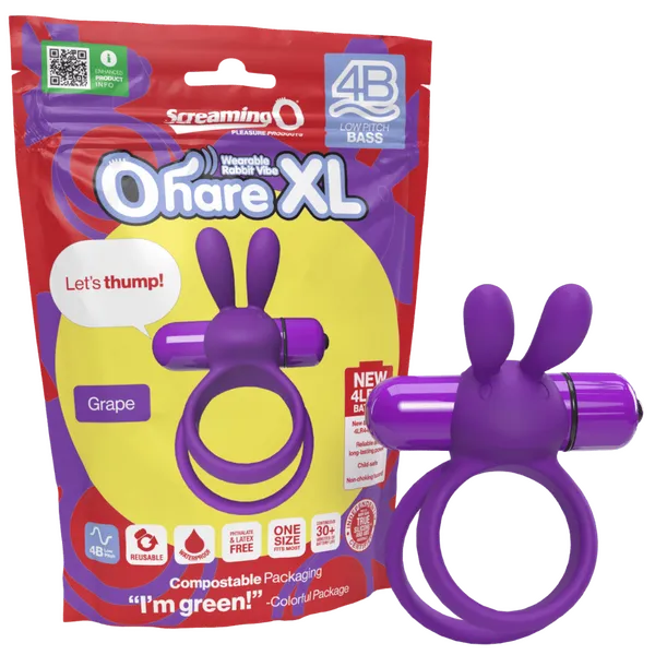 Ohare XL 4B Low Pitch Bass Grape Screaming O Male Sex Toys