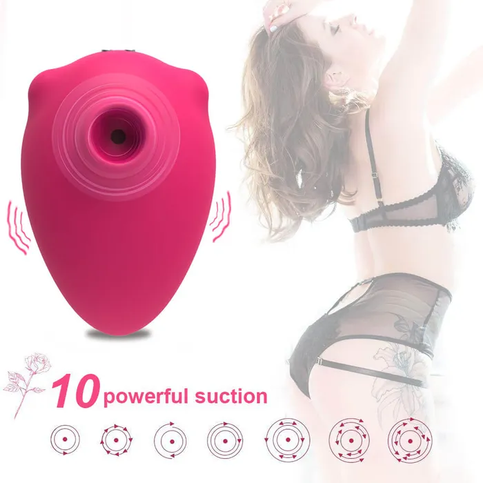 OOTYEMO Female Sex Toys Tongue Mini Sucking Genie Vibrator