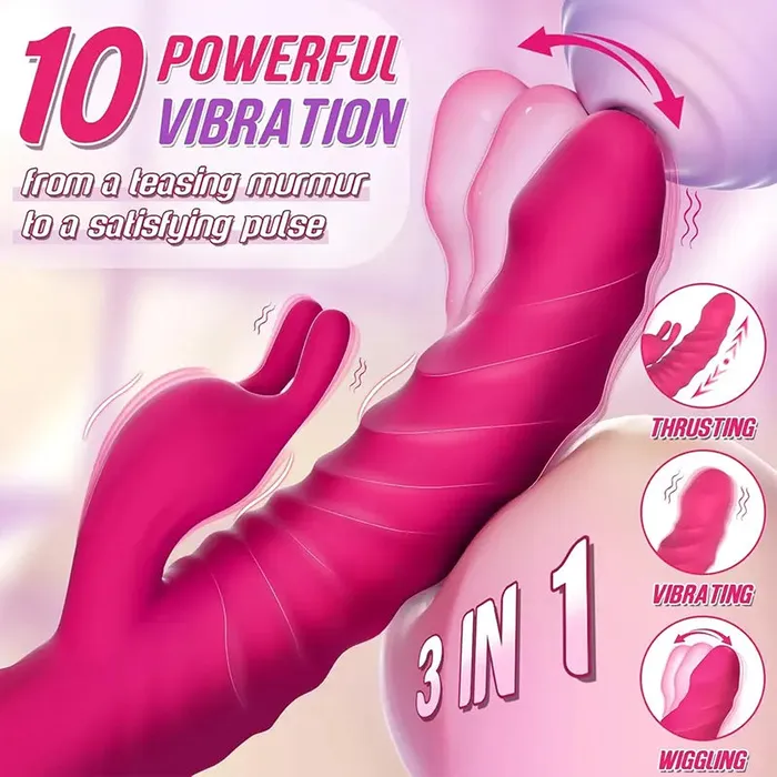 OOTYEMO LuxeThrust 3in1 Rabbit Vibrator Female Sex Toys