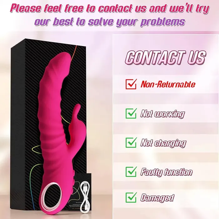 OOTYEMO LuxeThrust 3in1 Rabbit Vibrator Female Sex Toys