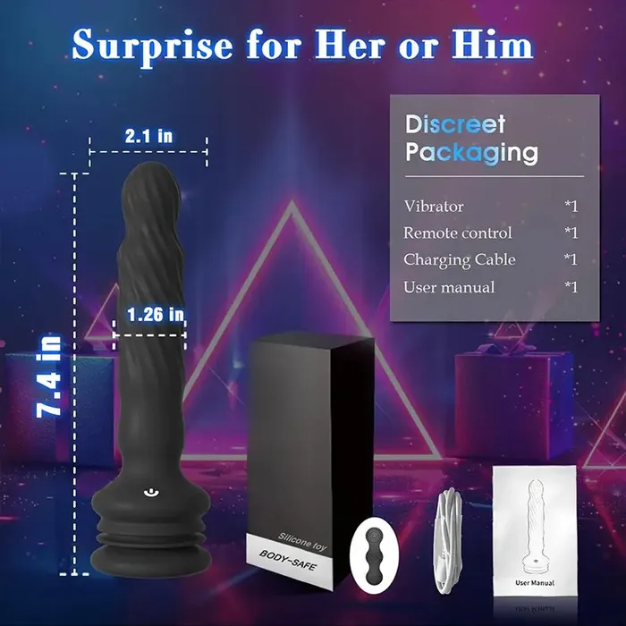 OOTYEMO Vibrators Triple Action Anal Pleasure Toy