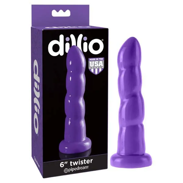 Pipedream Dildos Dillio 6 Twister Purple 152 cm Dong