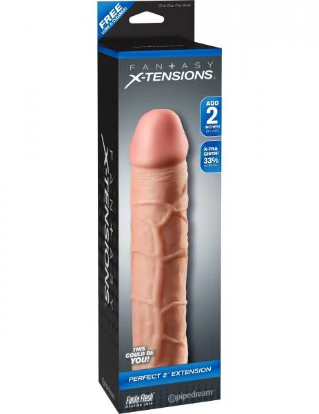 Pipedream Dildos Perfect 3 Inches Extension Beige